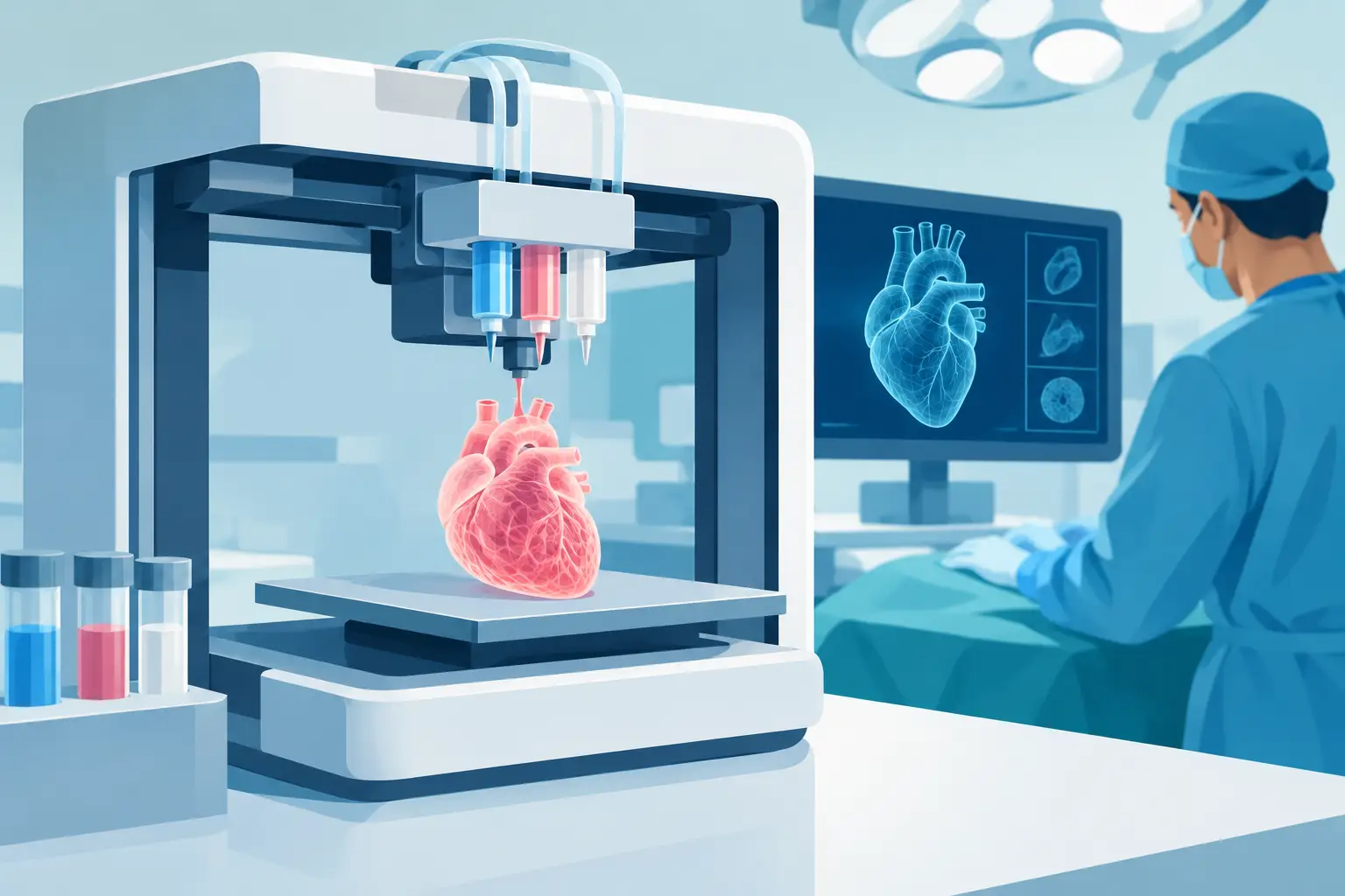 Bioimpressão 3D: o que já muda na cirurgia