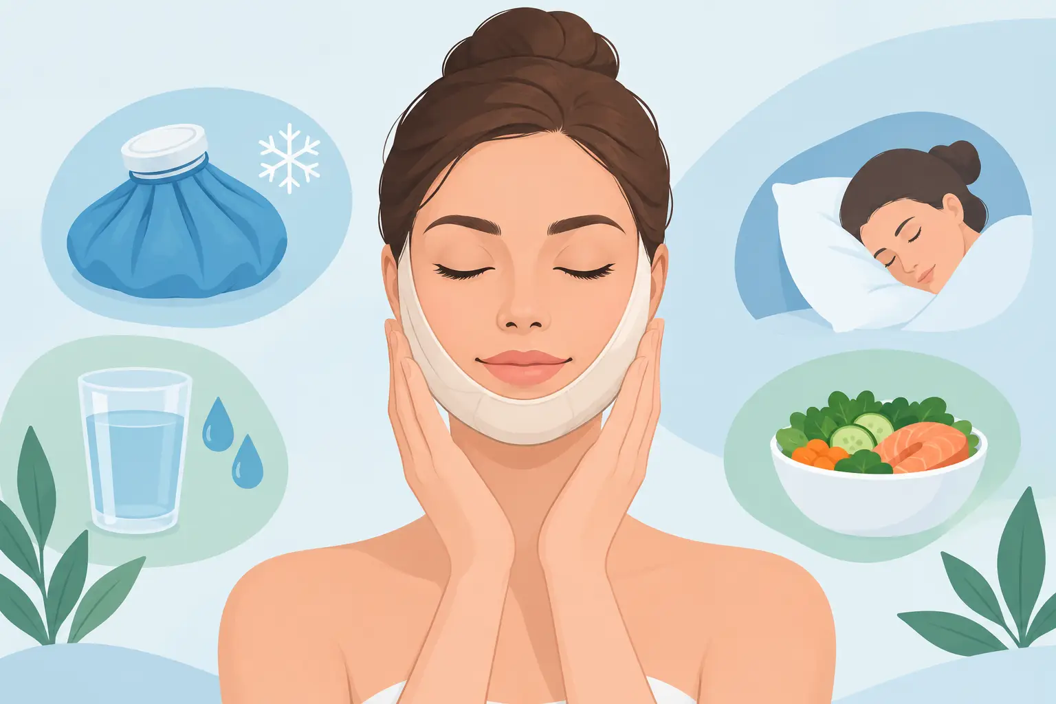 Como reduzir inchaço facial pós-cirurgia