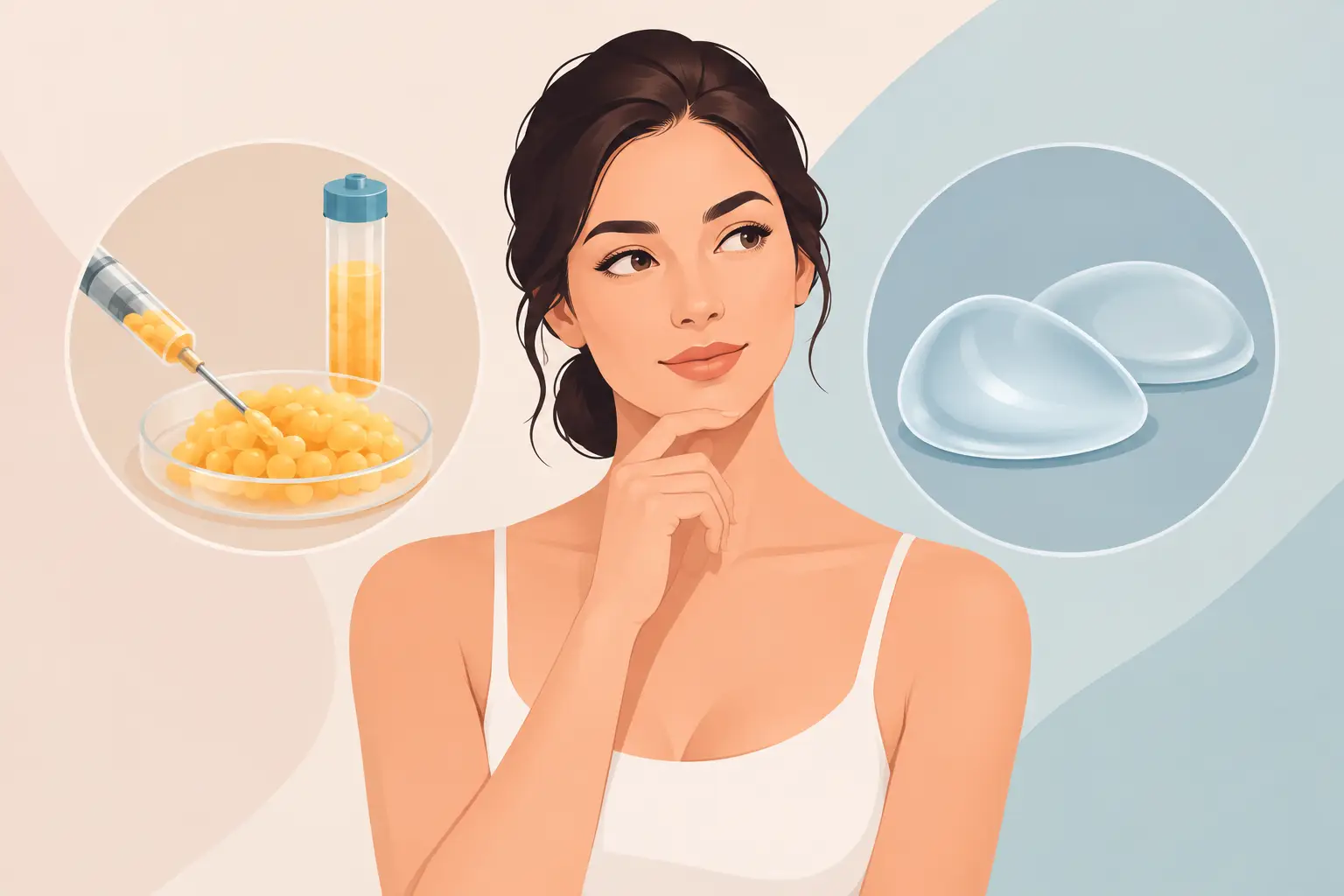 Enxerto de gordura ou silicone: qual escolher?